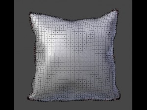 voyage cushion - deer piped pillow Modello 3D