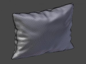 voyage cushion - chickens solid pillow Modello 3D