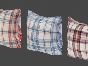 voyage pillow set -piped pillow set 3D Модель