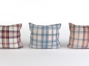 voyage pillow set -piped pillow set 3D Модель