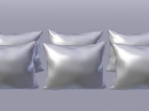 voyage pillow set -piped pillow set 3D Модель