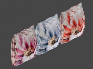 voyage pillow set -piped pillow set 3D Модель