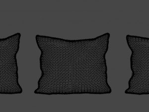 voyage pillow set -piped pillow set 3D Модель