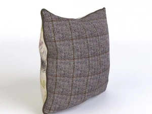 almofada de viagem travesseiro com flores Modelo 3D