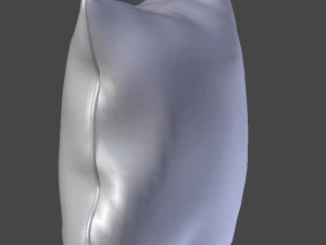 almofada de viagem travesseiro com flores Modelo 3D