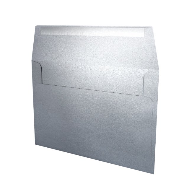 envelope -silver metal 3D-Modell .c4d .max .obj .3ds .fbx .stl .blend 
