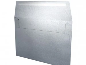 Umschlag – silbernes Metall 3D Modell