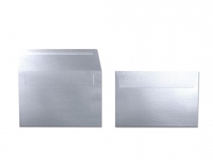 envelope -silver metal 3D-Modell