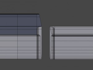 envelope -silver metal 3D-Modell