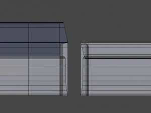 envelope -silver metal 3D Model