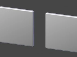 light switch low poly 3D Model