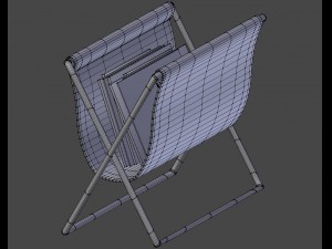 newspaper holder with magazines 3D-Modell