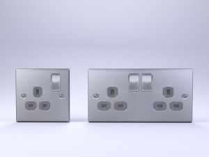 socket low poly Modelo 3D