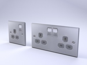 socket low poly Modelo 3D