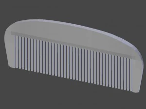 wooden comb 3D Model