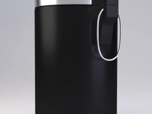black pedal bin 3D Model