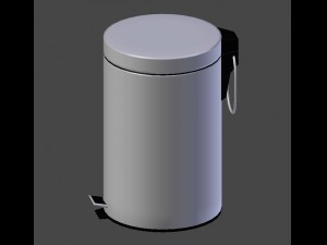 pedal bin Modello 3D