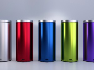 pedal bin collection 3D Model