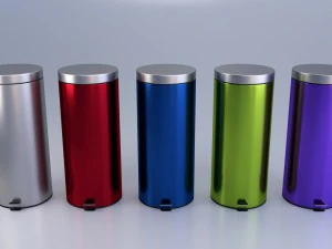 pedal bin collection 3D Model
