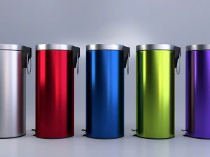 pedal bin collection 3D Model