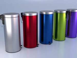 pedal bin collection Modelo 3D