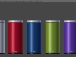 pedal bin collection 3D Model