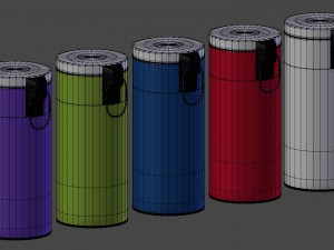 pedal bin collection Modelo 3D