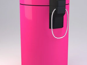 рожевий бак для педалі 3D Модель