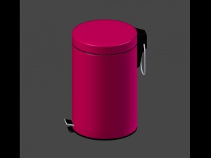 pink pedal bin 3D Model
