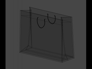 calvin klein shopping bag Model 3D