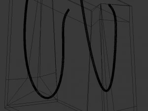 designer shopping bag - dior 3D Model