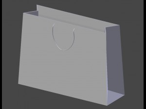 designer shopping bag - louis vuitton 3D 모델