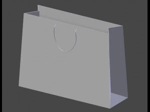 designer shopping bag - louis vuitton 3D Model