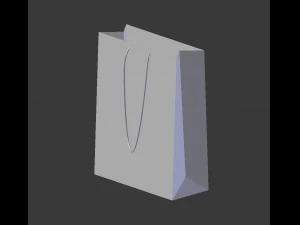 guineys shopping bag 3D Model