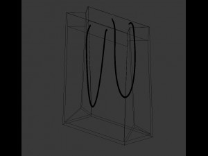guineys shopping bag 3Dモデル