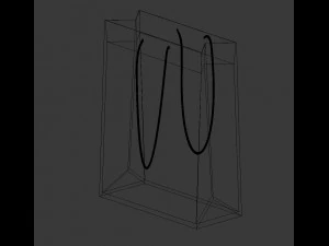 guineys shopping bag 3D Model