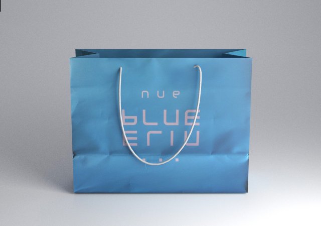shopping bag 3D Model .c4d .max .obj .3ds .fbx .stl .blend 