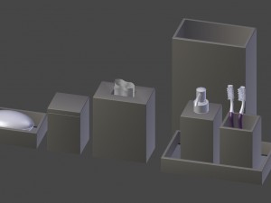 bathroom set 3D Model