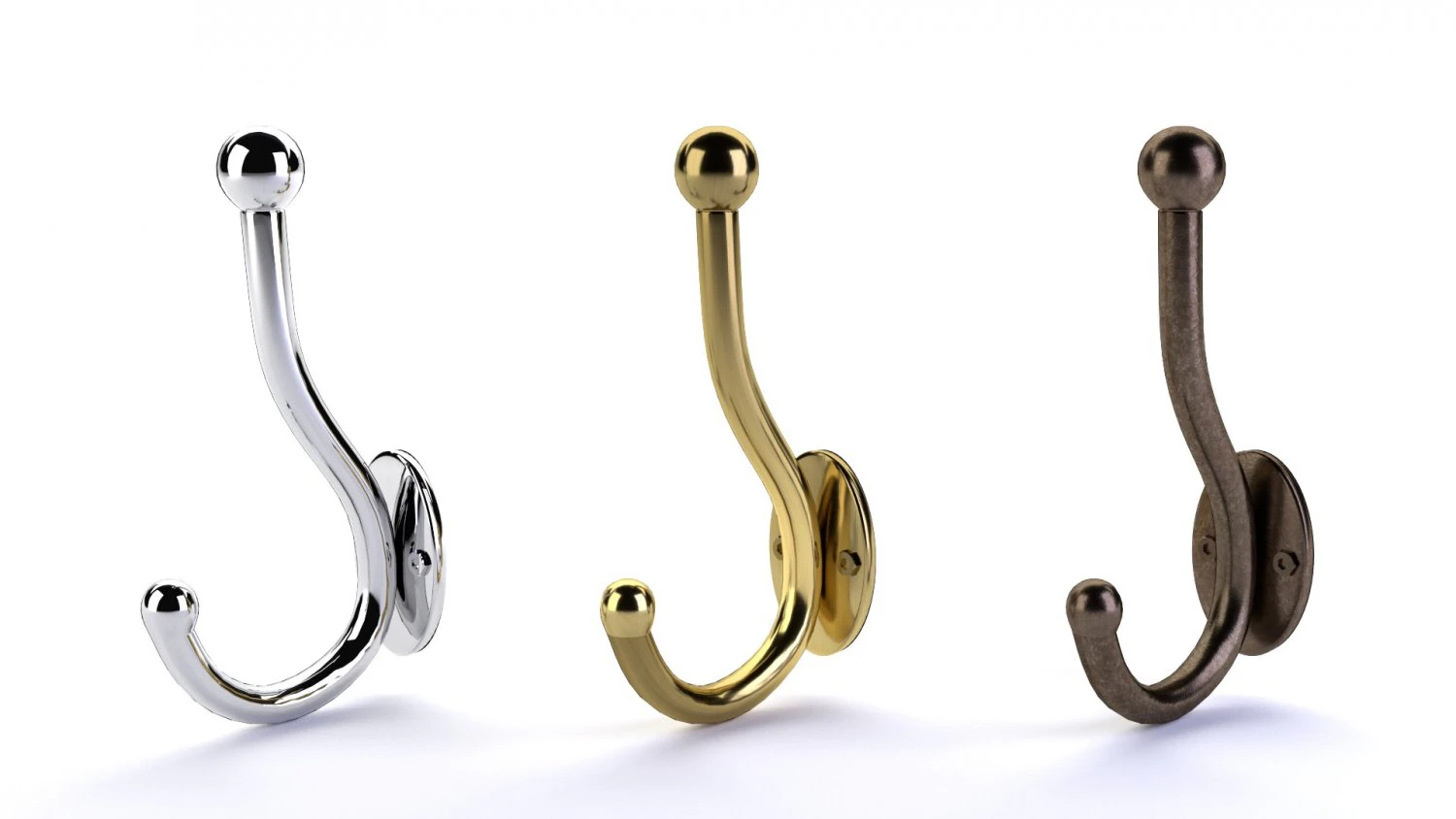hooks 3D Model .c4d .max .obj .3ds .fbx .stl .blend 