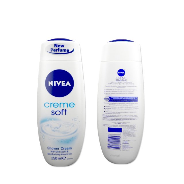 shower cream nivea 3D-Modell .c4d .max .obj .3ds .fbx .stl .blend 