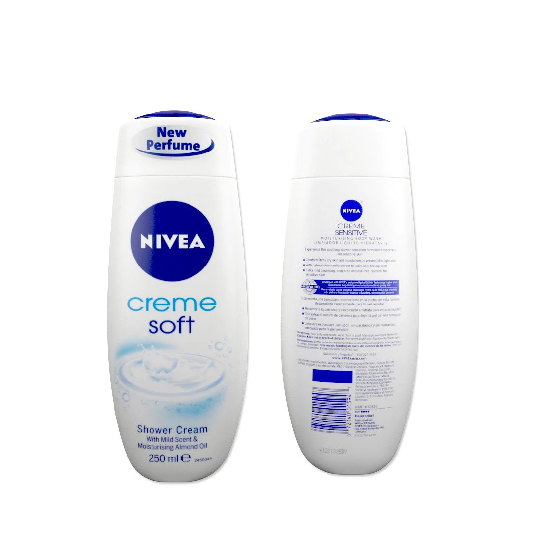 shower cream nivea 3D Model .c4d .max .obj .3ds .fbx .stl .blend 