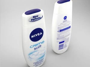 shower cream nivea 3D Model