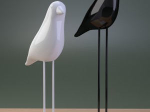 birds figurine 3D 模型