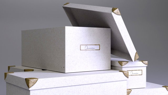 box set -storage box set 3D Модель .c4d .max .obj .3ds .fbx .stl .blend 