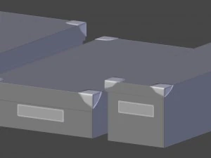 박스세트 - 보관박스세트 3D 모델