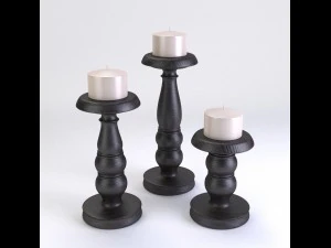 Kerzenhalter 3D Modell