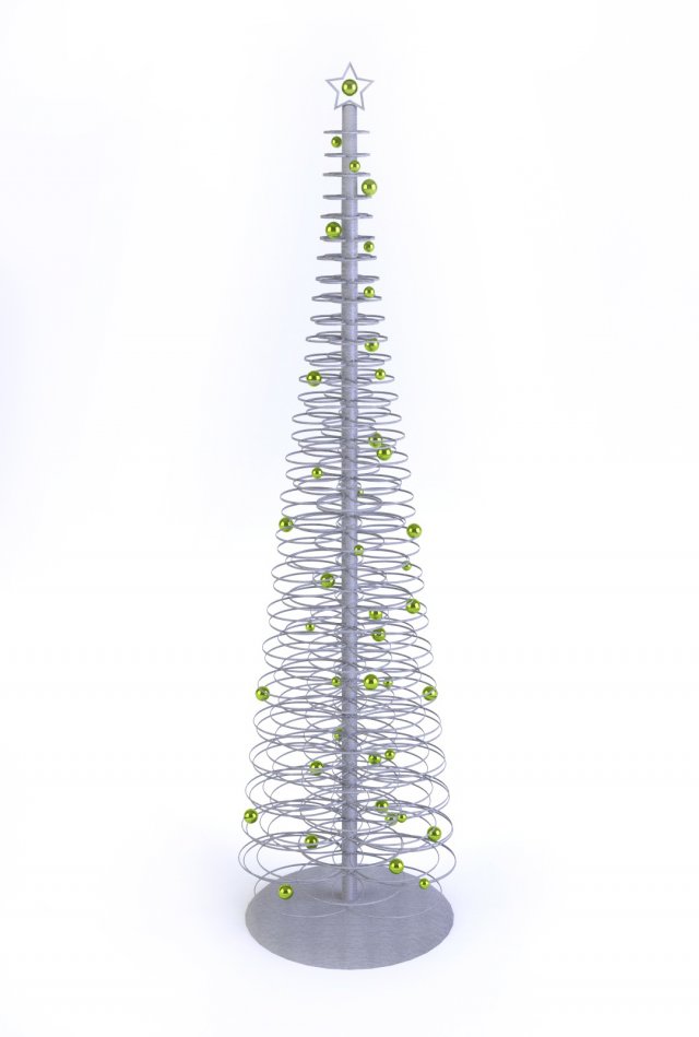 christmas tree decoration 3D Модель .c4d .max .obj .3ds .fbx .stl .blend 