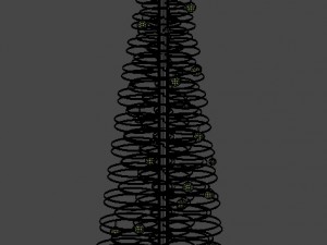 christmas tree decoration 3D Модель