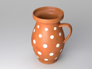 clay jugs Model 3D