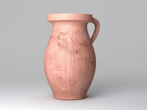 clay jugs Model 3D
